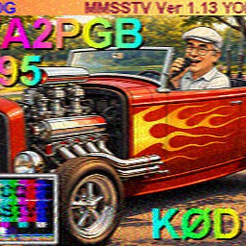 SSTV image received 2026-03-31 16:28