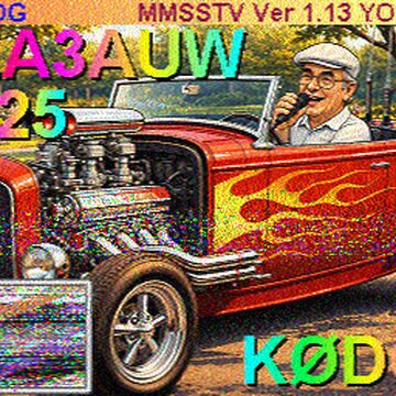 SSTV image received 2026-03-31 17:42
