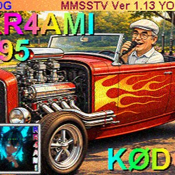 SSTV image received 2026-04-01 14:37