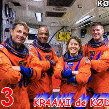 SSTV image received 2026-04-01 14:43