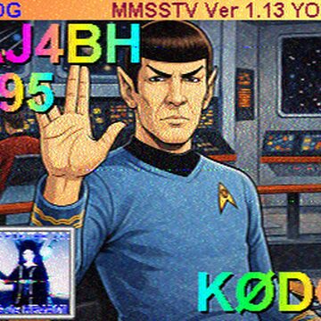 SSTV image received 2026-04-01 14:48