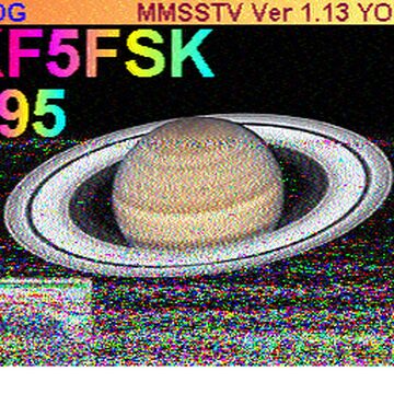 SSTV image received 2026-04-01 14:59
