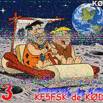 SSTV image received 2026-04-01 15:06