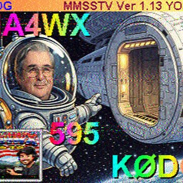 SSTV image received 2026-04-01 15:20