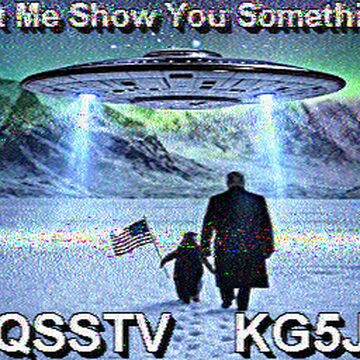 SSTV image received 2026-04-01 15:43
