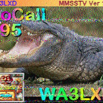 SSTV image received 2026-04-02 16:38