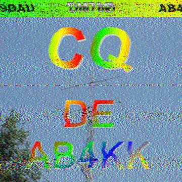 SSTV image received 2026-04-03 11:55
