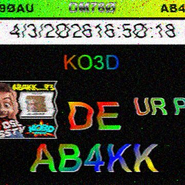 SSTV image received 2026-04-03 12:52