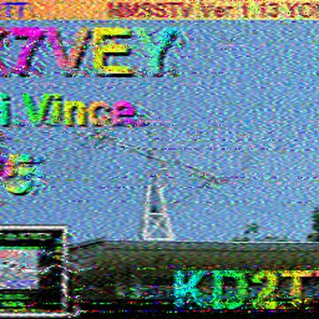 SSTV image received 2026-04-03 15:12