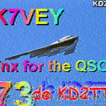SSTV image received 2026-04-03 15:15