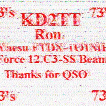 SSTV image received 2026-04-03 15:18