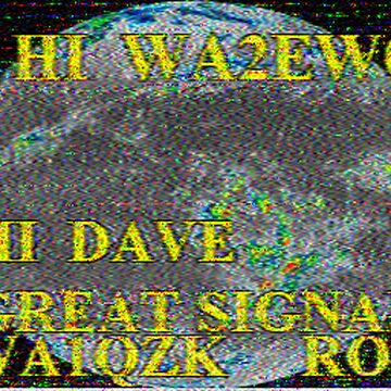 SSTV image received 2026-04-03 15:54