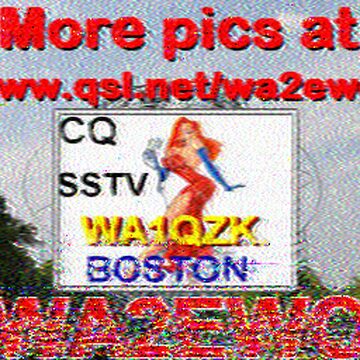SSTV image received 2026-04-03 16:04