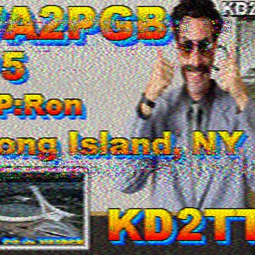 SSTV image received 2026-04-03 18:03