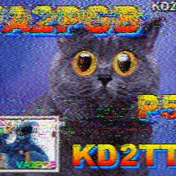 SSTV image received 2026-04-03 18:06