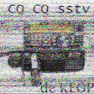 SSTV image received 2026-04-03 21:21