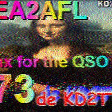 SSTV image received 2026-04-04 15:28
