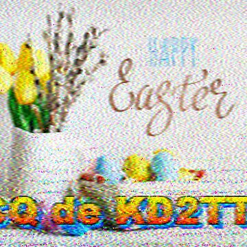 SSTV image received 2026-04-04 15:58