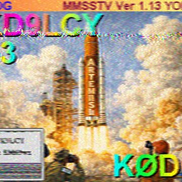 SSTV image received 2026-04-04 17:56
