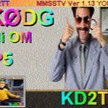 SSTV image received 2026-04-04 18:01