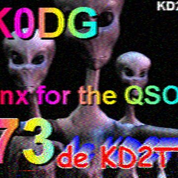 SSTV image received 2026-04-04 18:04