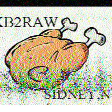 SSTV image received 2026-04-04 19:15