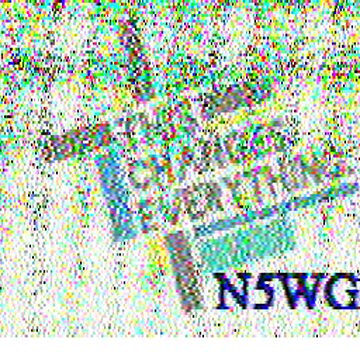 SSTV image received 2026-04-04 19:29