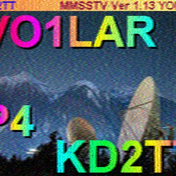 SSTV image received 2026-04-04 19:46