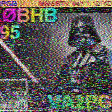 SSTV image received 2026-04-06 16:02