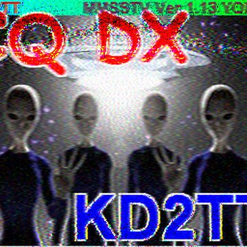 SSTV image received 2026-04-06 16:33