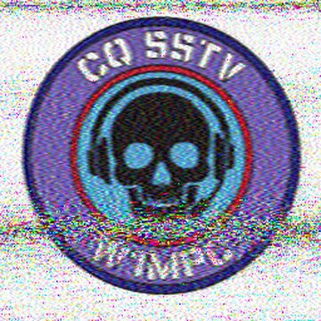 SSTV image received 2026-04-06 20:32