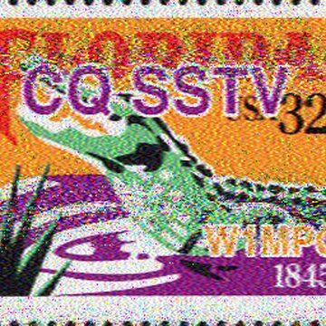 SSTV image received 2026-04-06 20:38
