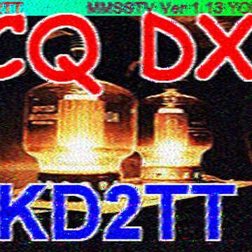 SSTV image received 2026-04-07 15:52
