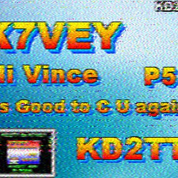 SSTV image received 2026-04-07 17:40