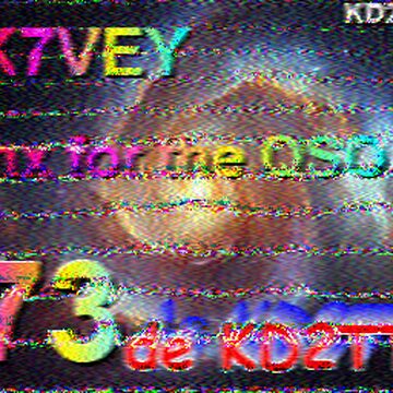 SSTV image received 2026-04-07 17:44