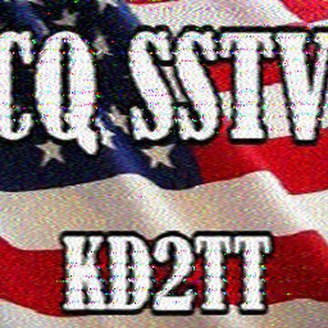 SSTV image received 2026-04-07 17:53
