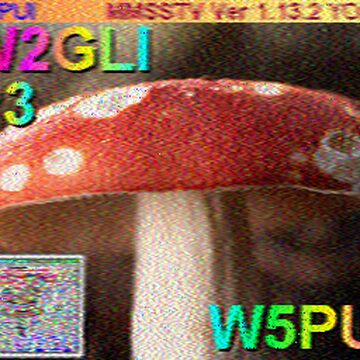 SSTV image received 2026-04-07 18:45