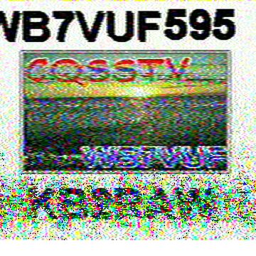 SSTV image received 2026-04-07 20:30