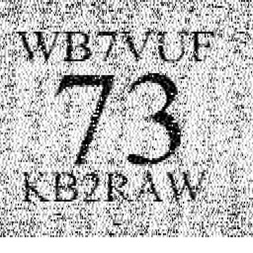 SSTV image received 2026-04-07 20:32