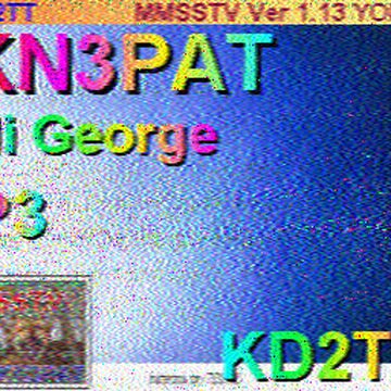 SSTV image received 2026-04-08 10:37