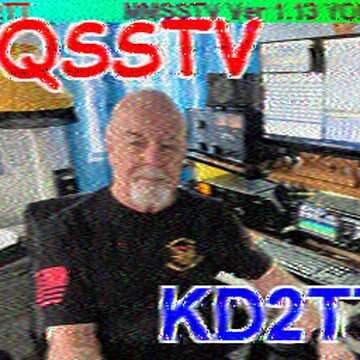 SSTV image received 2026-04-08 10:51