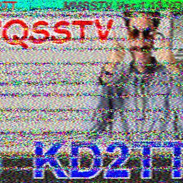 SSTV image received 2026-04-08 12:51