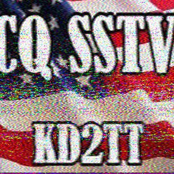 SSTV image received 2026-04-08 14:34