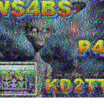 SSTV image received 2026-04-08 14:50