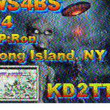 SSTV image received 2026-04-08 14:52