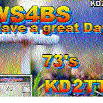 SSTV image received 2026-04-08 14:54
