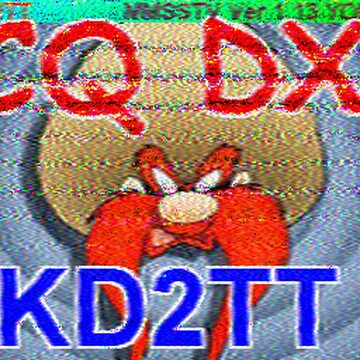 SSTV image received 2026-04-08 14:57