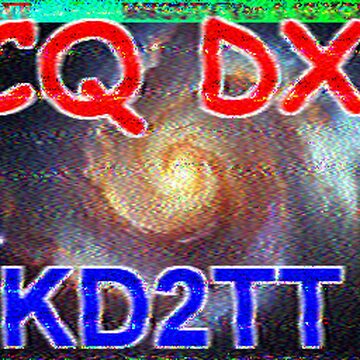 SSTV image received 2026-04-08 14:59