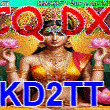 SSTV image received 2026-04-08 15:08