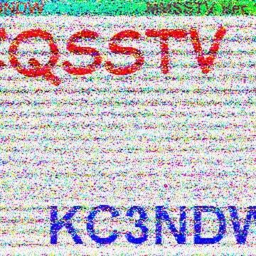 SSTV image received 2026-04-08 15:46